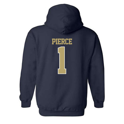 Georgia Tech - NCAA Women's Volleyball : Deandra Pierce - Classic Fashion Shersey Hooded Sweatshirt-1