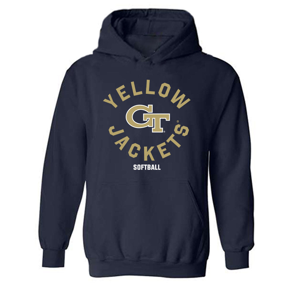 Georgia Tech - NCAA Softball : Charlotte Smith - Classic Fashion Shersey Hooded Sweatshirt-0