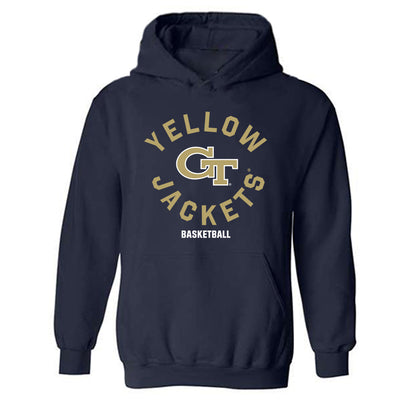 Georgia Tech - NCAA Women's Basketball : D'Asia Thomas - Classic Fashion Shersey Hooded Sweatshirt-0