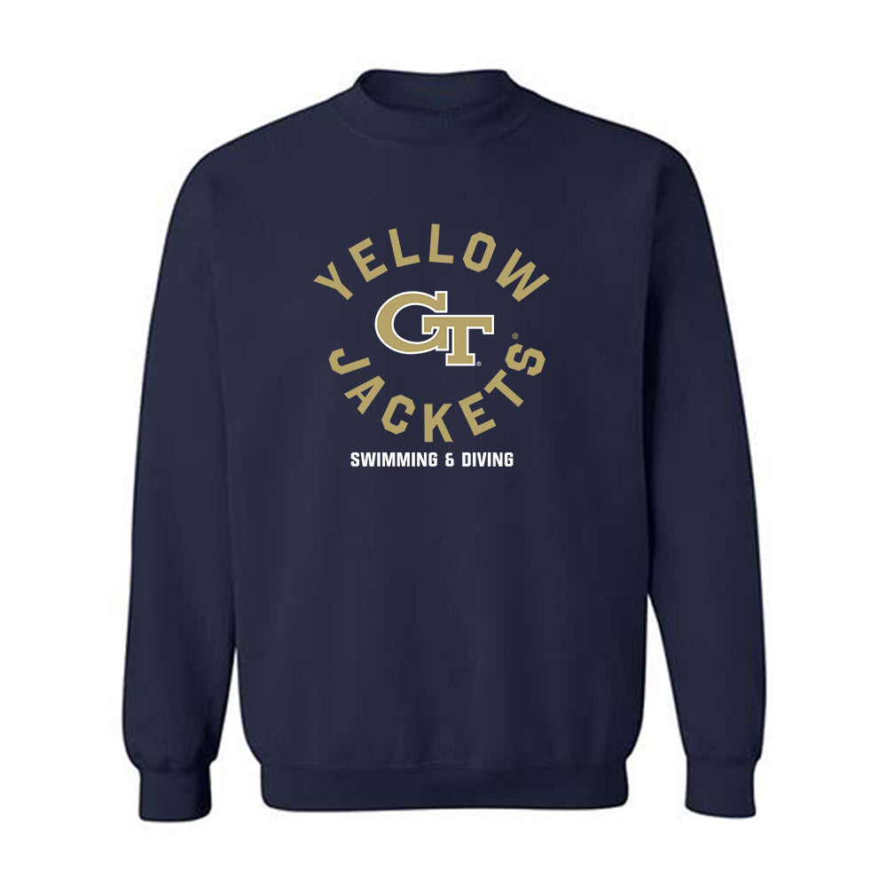 Georgia Tech - NCAA Women's Swimming & Diving : MaryGrace Guzzino - Classic Fashion Shersey Crewneck Sweatshirt-0