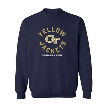 Georgia Tech - NCAA Women's Swimming & Diving : MaryGrace Guzzino - Classic Fashion Shersey Crewneck Sweatshirt-0