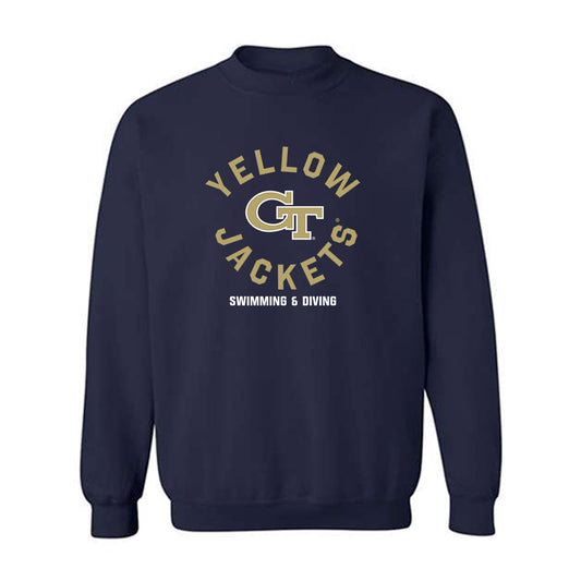 Georgia Tech - NCAA Women's Swimming & Diving : MaryGrace Guzzino - Classic Fashion Shersey Crewneck Sweatshirt-0