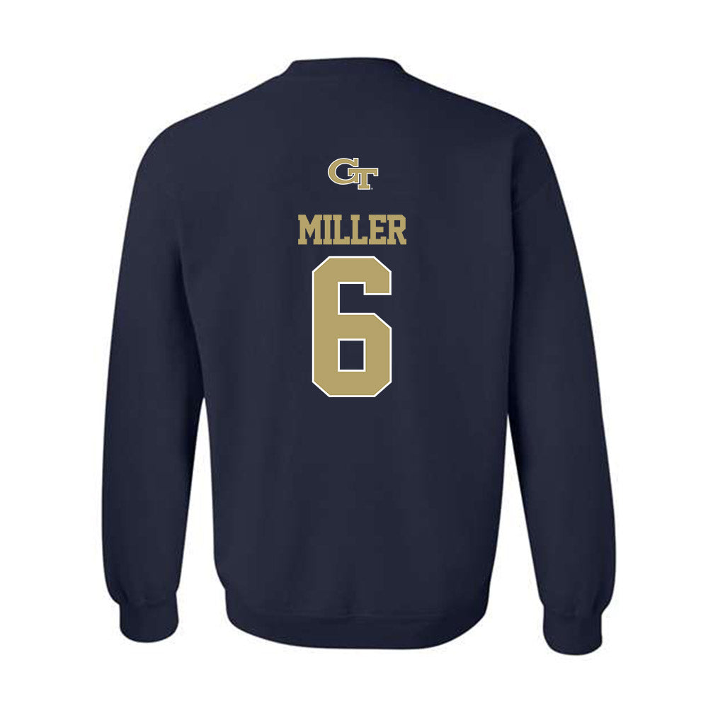 Georgia Tech - NCAA Softball : Payton Miller - Classic Shersey Crewneck Sweatshirt-1
