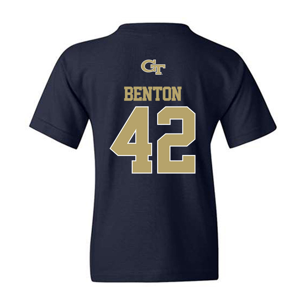 Georgia Tech - NCAA Football : Will Benton - Classic Shersey Youth T-Shirt-1