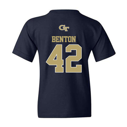 Georgia Tech - NCAA Football : Will Benton - Classic Shersey Youth T-Shirt-1