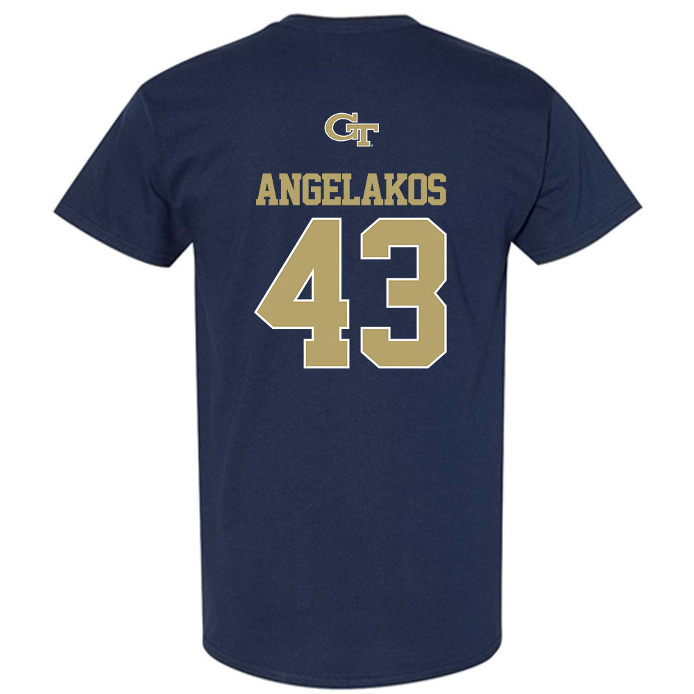 Georgia Tech - NCAA Baseball : Dimitri Angelakos - Classic Shersey T-Shirt-1