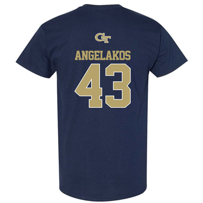 Georgia Tech - NCAA Baseball : Dimitri Angelakos - Classic Shersey T-Shirt-1
