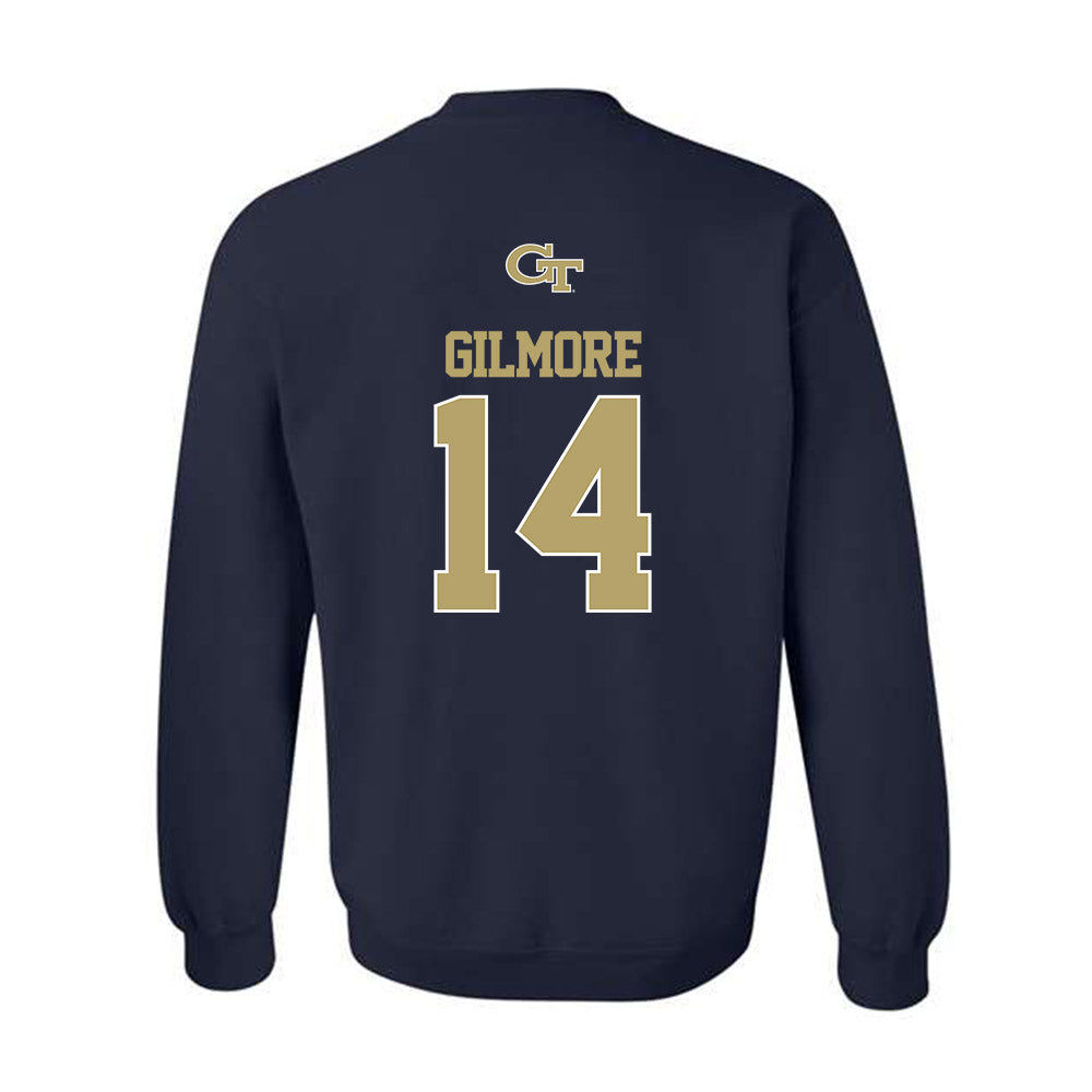 Georgia Tech - NCAA Football : Jyron Gilmore - Classic Shersey Crewneck Sweatshirt-1