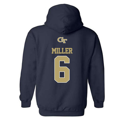 Georgia Tech - NCAA Softball : Payton Miller - Classic Shersey Hooded Sweatshirt-1