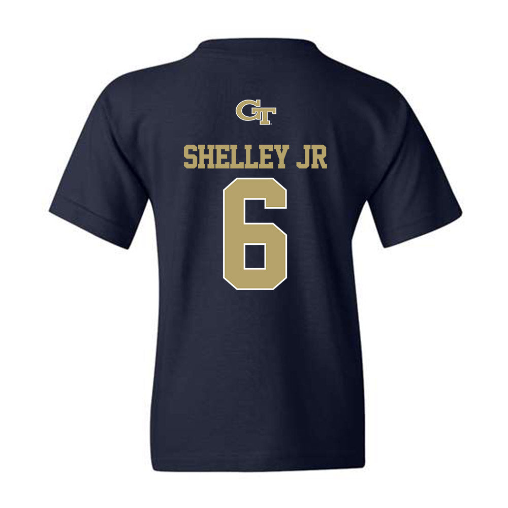 Georgia Tech - NCAA Football : Rodney Shelley Jr - Classic Shersey Youth T-Shirt