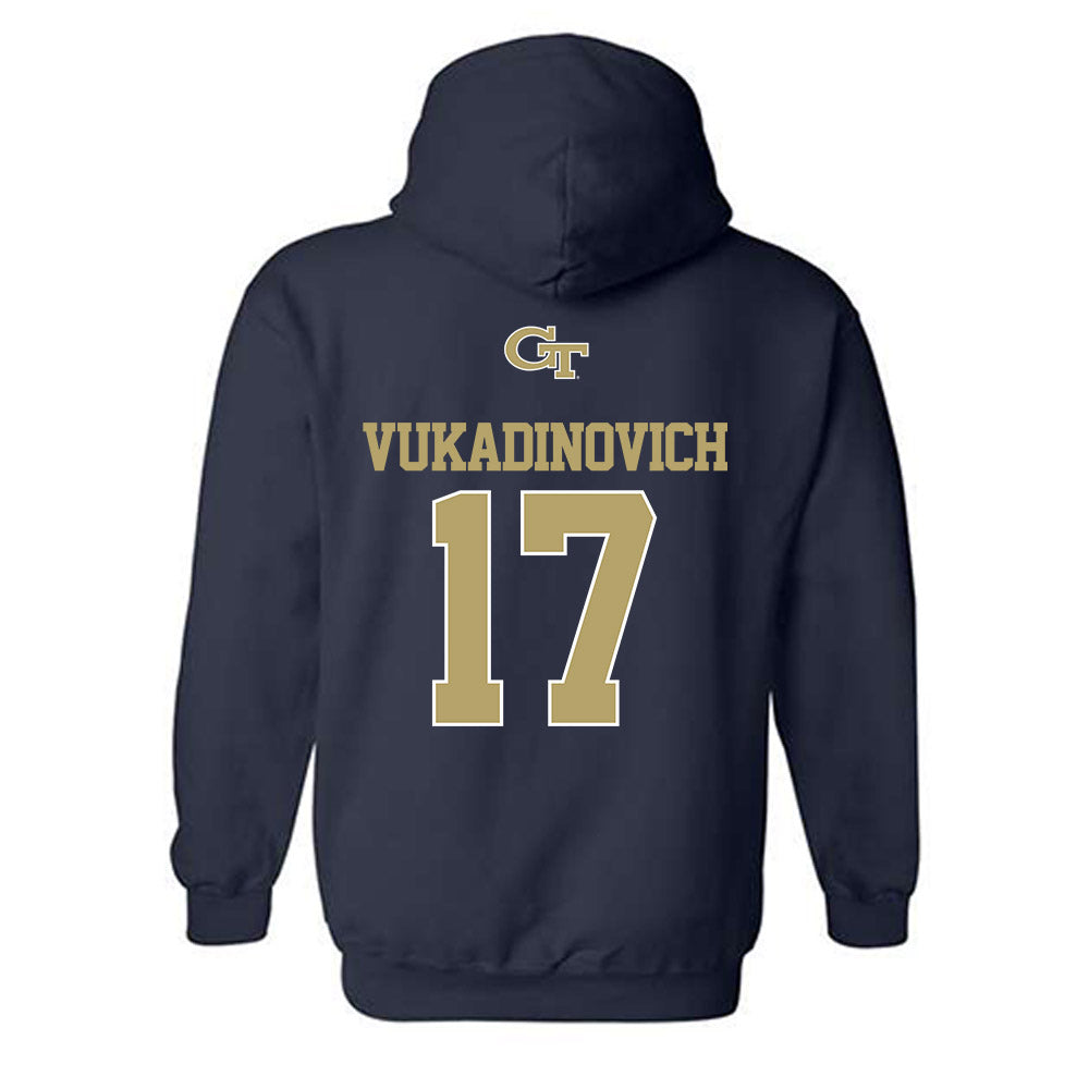 Georgia Tech - NCAA Softball : Paige Vukadinovich - Classic Shersey Hooded Sweatshirt-1