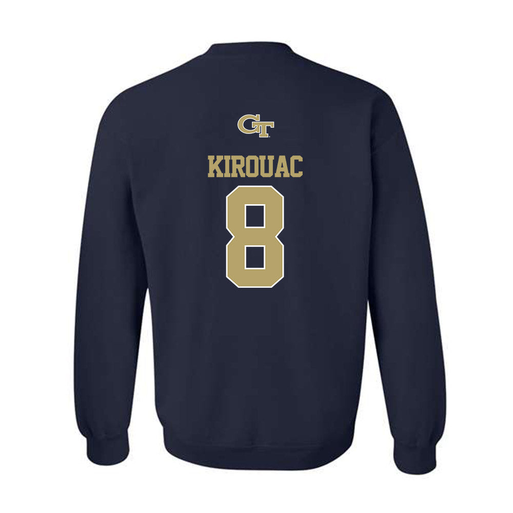Georgia Tech - NCAA Men's Basketball : Cole Kirouac - Classic Shersey Crewneck Sweatshirt-1