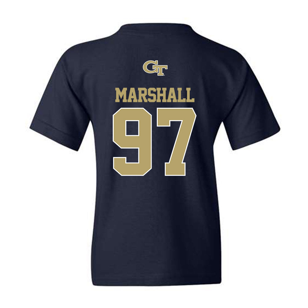Georgia Tech - NCAA Football : Landen Marshall - Classic Shersey Youth T-Shirt