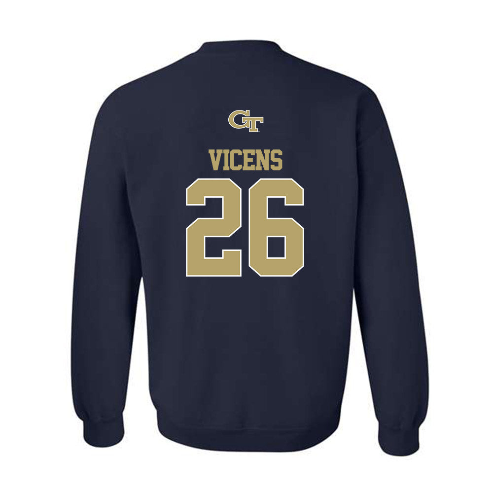 Georgia Tech - NCAA Baseball : Jamie Vicens - Classic Shersey Crewneck Sweatshirt-1