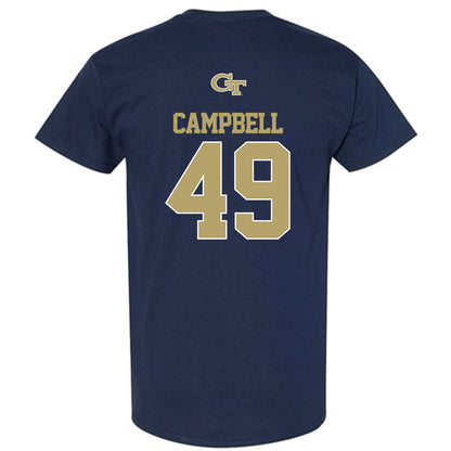 Georgia Tech - NCAA Baseball : Kayden Campbell - Classic Shersey T-Shirt-1