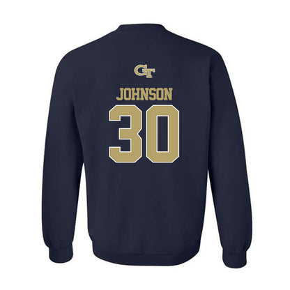 Georgia Tech - NCAA Softball : Madalyn Johnson - Classic Shersey Crewneck Sweatshirt-1