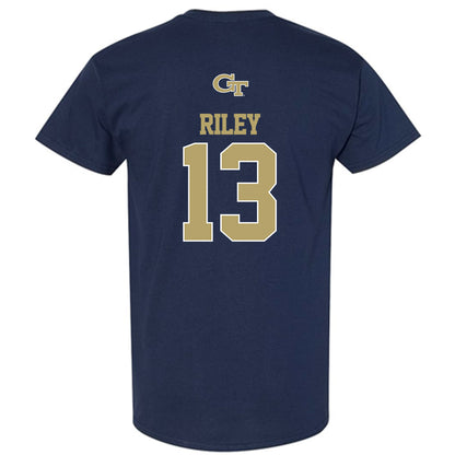 Georgia Tech - NCAA Football : Savion Riley - Classic Shersey T-Shirt-1