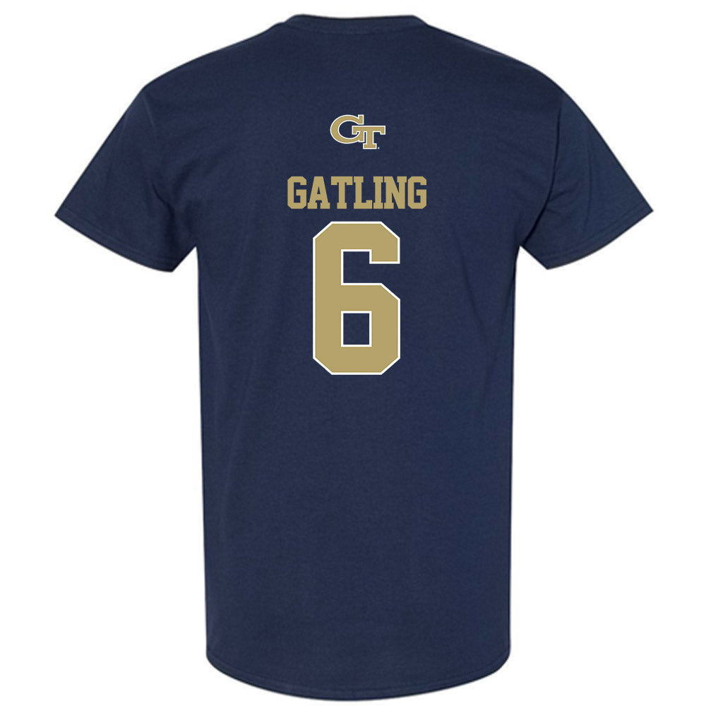 Georgia Tech - NCAA Football : Debron Gatling - Classic Shersey T-Shirt-1