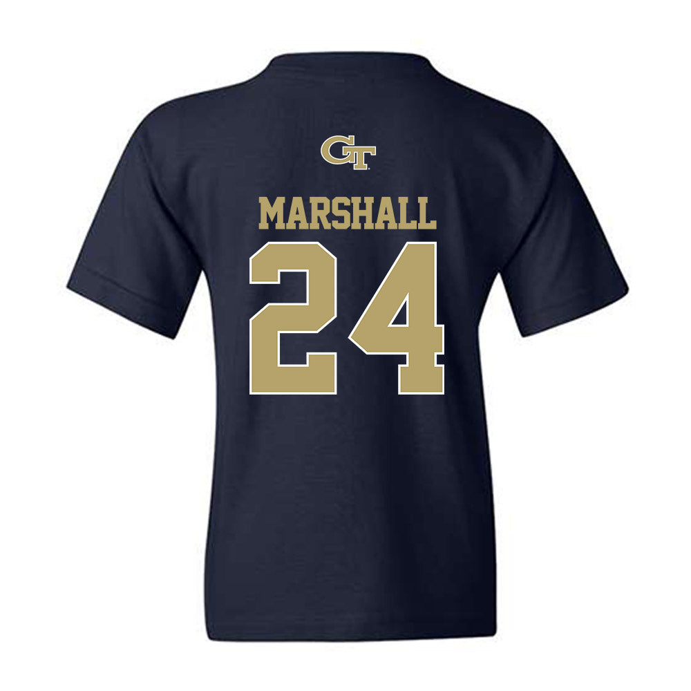 Georgia Tech - NCAA Football : Shane Marshall - Classic Shersey Youth T-Shirt-1