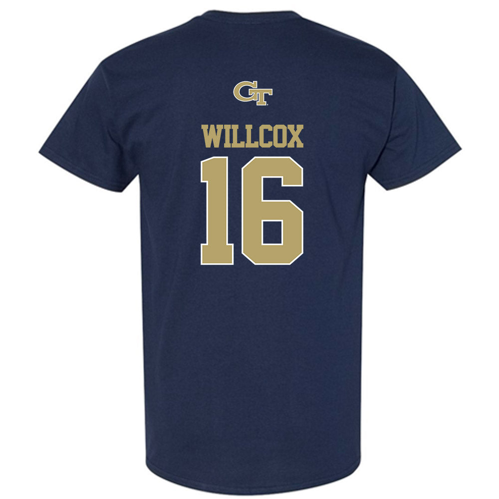 Georgia Tech - NCAA Baseball : Charlie Willcox - Classic Shersey T-Shirt-1