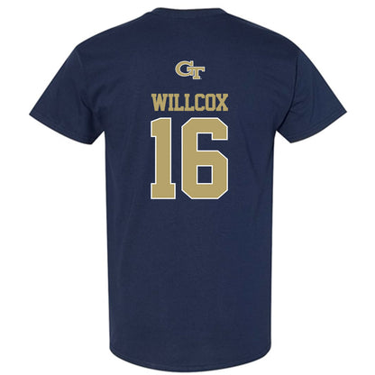Georgia Tech - NCAA Baseball : Charlie Willcox - Classic Shersey T-Shirt-1