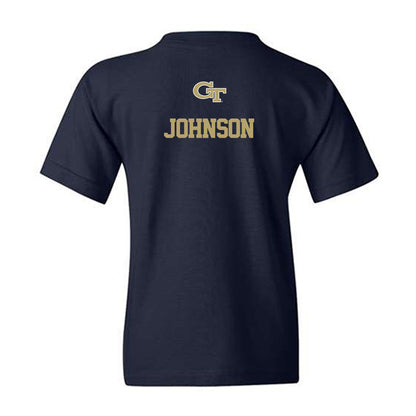 Georgia Tech - NCAA Women's Track & Field : Kendall Johnson - Classic Shersey Youth T-Shirt-1