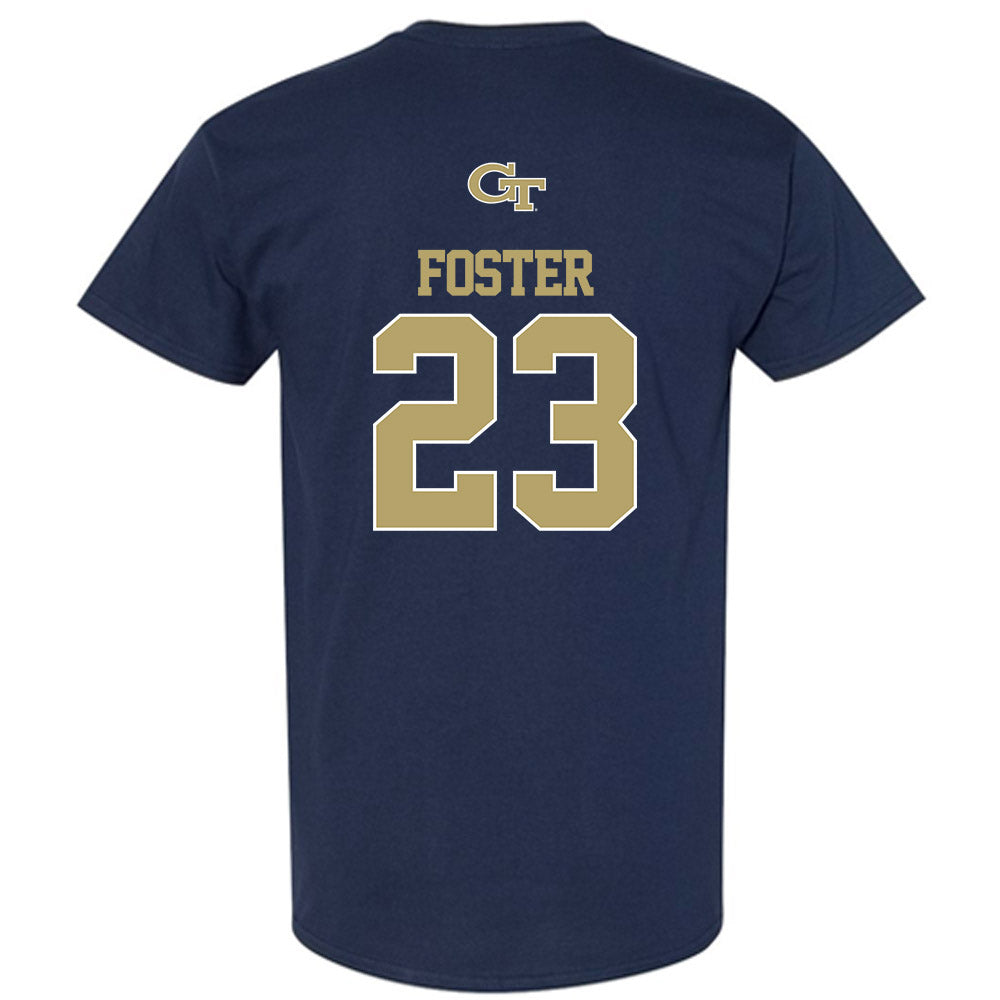 Georgia Tech - NCAA Women's Basketball : La'Nya Foster - Classic Shersey T-Shirt-1