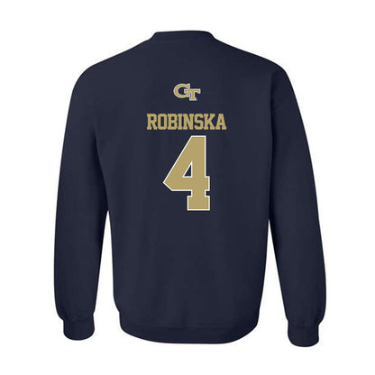 Georgia Tech - NCAA Women's Volleyball : Gabriela Robinska - Classic Shersey Crewneck Sweatshirt-1