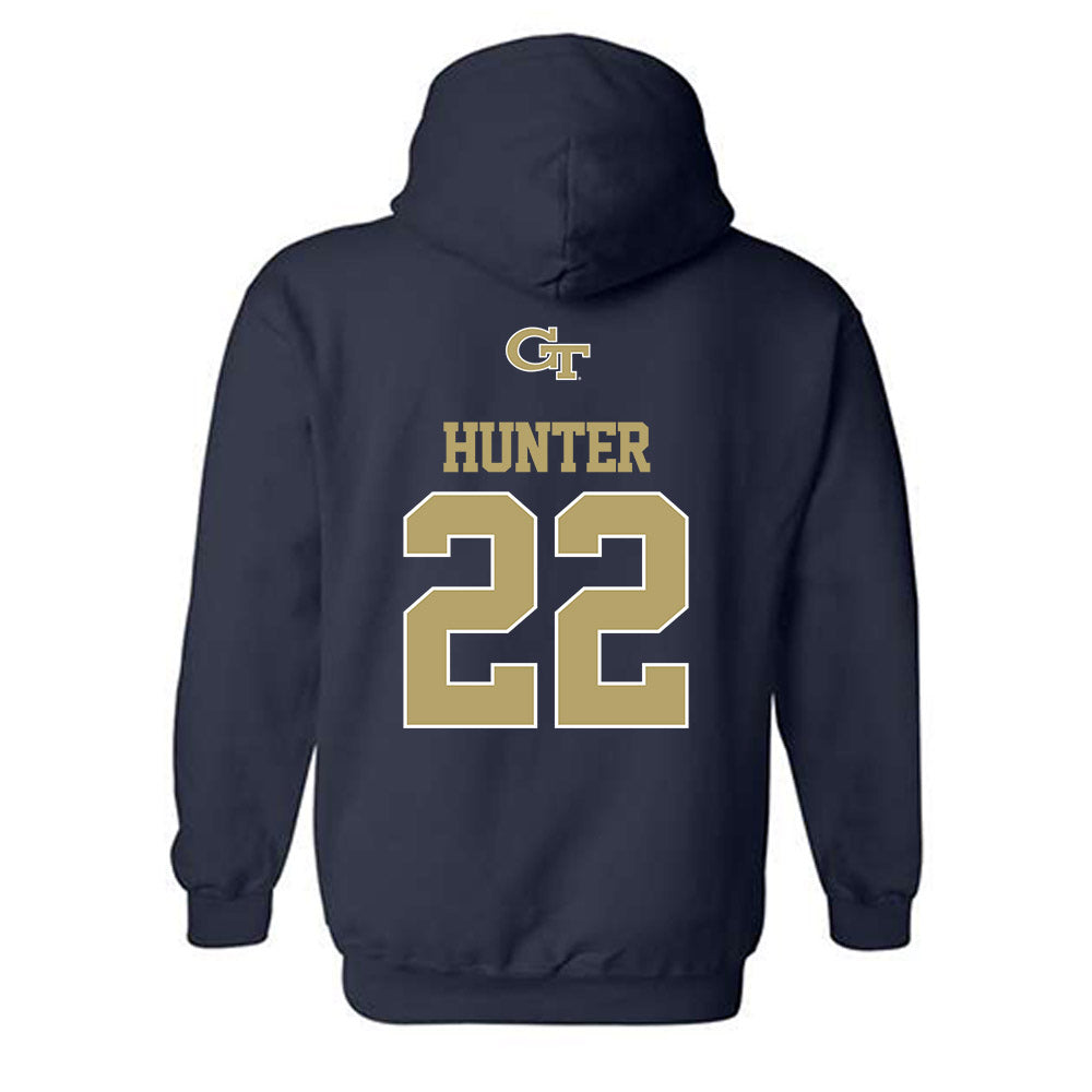 Georgia Tech - NCAA Softball : Reese Hunter - Classic Shersey Hooded Sweatshirt-1