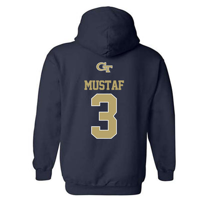 Georgia Tech - NCAA Men's Basketball : Jaeden Mustaf - Classic Shersey Hooded Sweatshirt