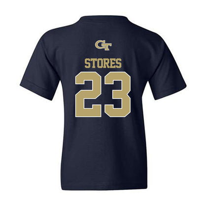 Georgia Tech - NCAA Men's Basketball : Brandon Stores - Classic Shersey Youth T-Shirt-1