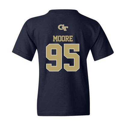 Georgia Tech - NCAA Football : Jason Moore - Classic Shersey Youth T-Shirt