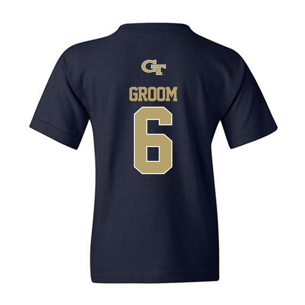 Georgia Tech - NCAA Women's Volleyball : Anika Groom - Classic Shersey Youth T-Shirt-1