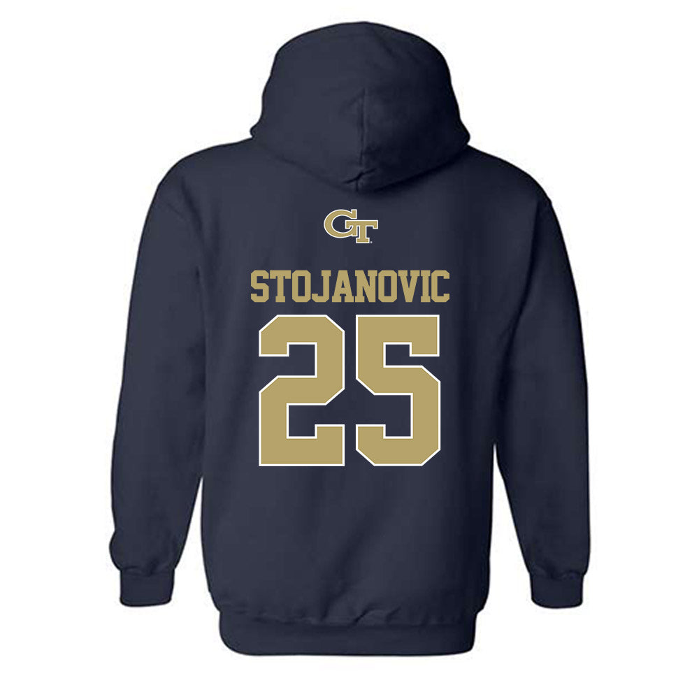 Georgia Tech - NCAA Women's Volleyball : Bjanka Stojanovic - Classic Shersey Hooded Sweatshirt-1