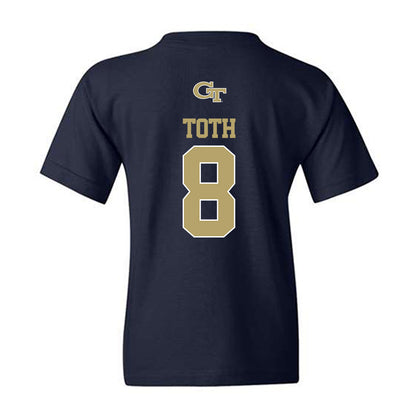 Georgia Tech - NCAA Women's Volleyball : Sara Toth - Classic Shersey Youth T-Shirt-1