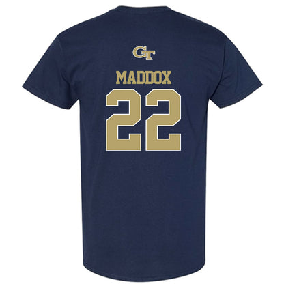 Georgia Tech - NCAA Football : Trelain Maddox - Classic Shersey T-Shirt-1