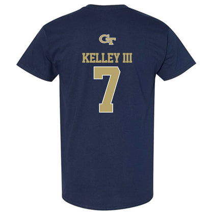 Georgia Tech - NCAA Men's Basketball : Chas Kelley III - Classic Shersey T-Shirt-1