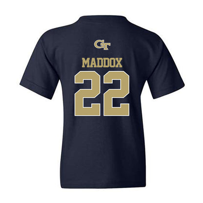 Georgia Tech - NCAA Football : Trelain Maddox - Classic Shersey Youth T-Shirt-1