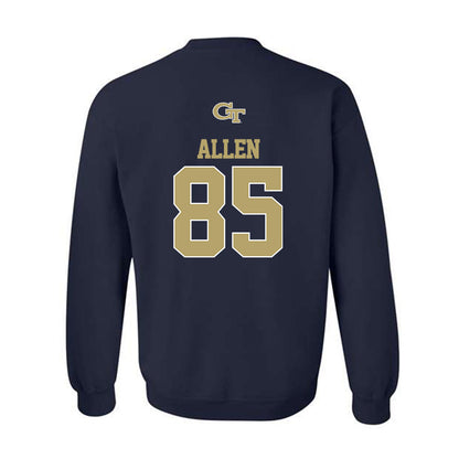 Georgia Tech - NCAA Football : Jordan Allen - Classic Shersey Crewneck Sweatshirt-1