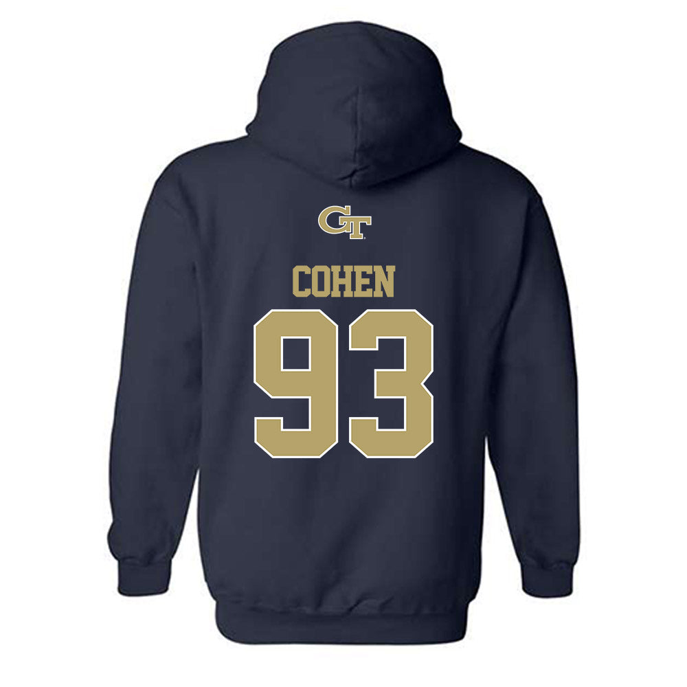 Georgia Tech - NCAA Football : Drew Cohen - Classic Shersey Hooded Sweatshirt