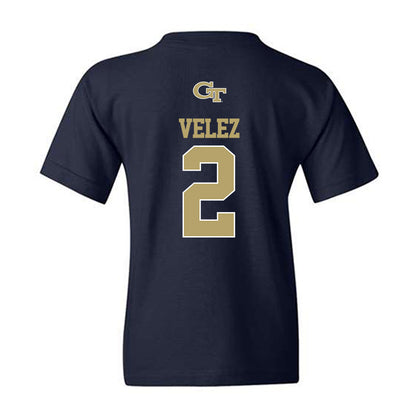 Georgia Tech - NCAA Women's Volleyball : Sofia Velez - Classic Shersey Youth T-Shirt-1