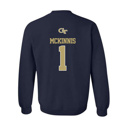 Georgia Tech - NCAA Softball : Abby McKinnis - Classic Shersey Crewneck Sweatshirt-1