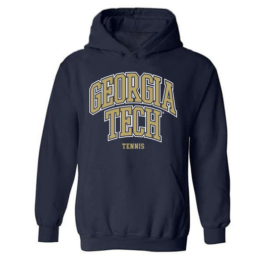 Georgia Tech - NCAA Men's Tennis : Gianluca Carlini - Classic Shersey Hooded Sweatshirt-0