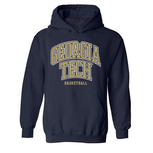 Georgia Tech - NCAA Men's Basketball : Davi Remagen - Classic Shersey Hooded Sweatshirt-0