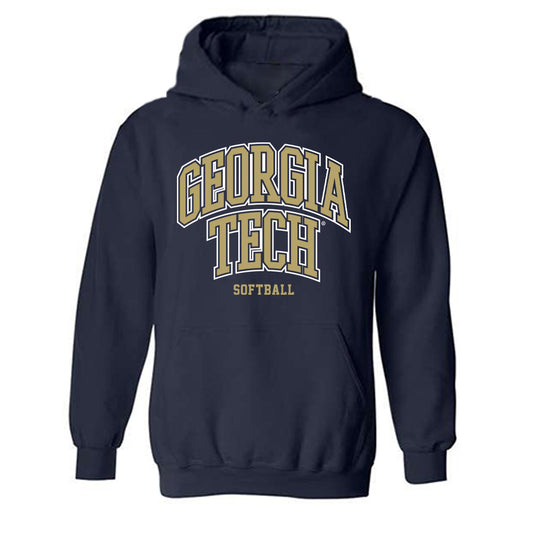 Georgia Tech - NCAA Softball : Abigail Mckinnis - Classic Shersey Hooded Sweatshirt-0