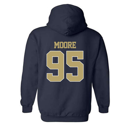 Georgia Tech - NCAA Football : Jason Moore - Classic Shersey Hooded Sweatshirt