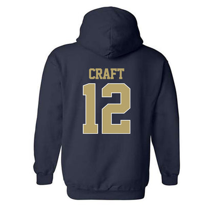 Georgia Tech - NCAA Men's Basketball : Kam Craft - Classic Shersey Hooded Sweatshirt-1