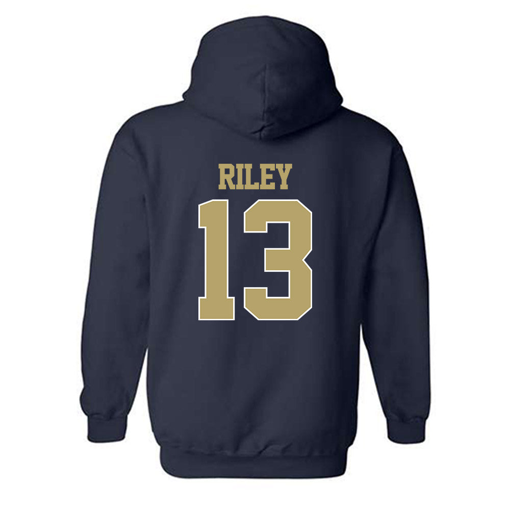 Georgia Tech - NCAA Football : Savion Riley - Classic Shersey Hooded Sweatshirt-1