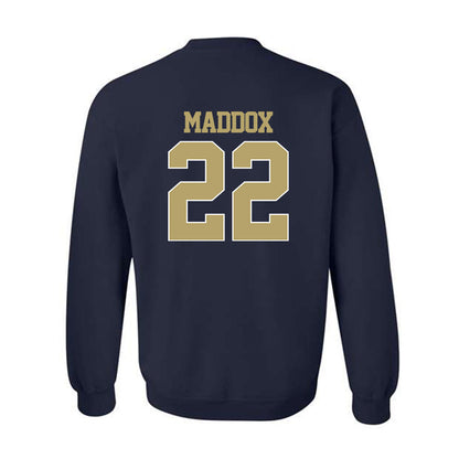 Georgia Tech - NCAA Football : Trelain Maddox - Classic Shersey Crewneck Sweatshirt-1