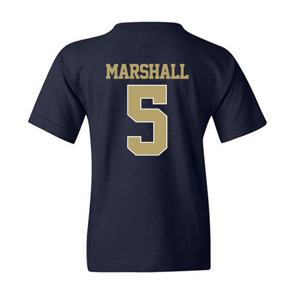 Georgia Tech - NCAA Men's Basketball : Peyton Marshall - Classic Shersey Youth T-Shirt-1